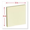 Universal Self-Stick Note Pads, 3" x 3", Yellow, 90-Sheet, PK24 UNV35693